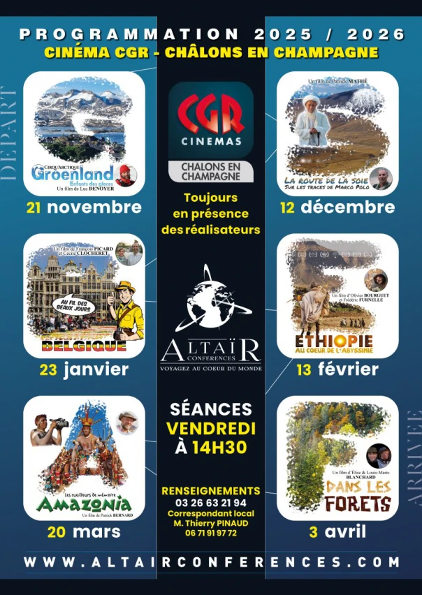 Ciné Conférences Exploration Voyage