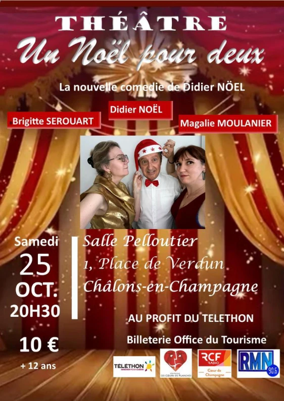 Théâtre : Un Noël pour Deux