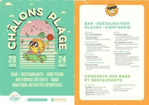 Châlons Plage 2025 - Découvrez le programme de cet été !