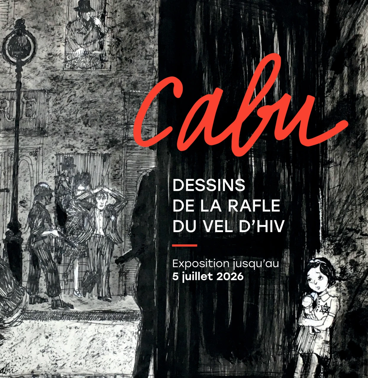 Cabu, dessins de la rafle du Vel d’Hiv